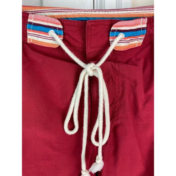 Pendleton Men's Size 40 Red Cotton Nylon Blend Classic Swim Board Shorts - Picture 2 of 5